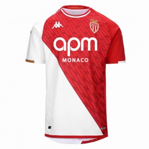 As Monaco Mens Home Soccer Jersey 2023