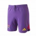 Olympique Lyonnais Men's Purple Goalkeeper Soccer Shorts 2023