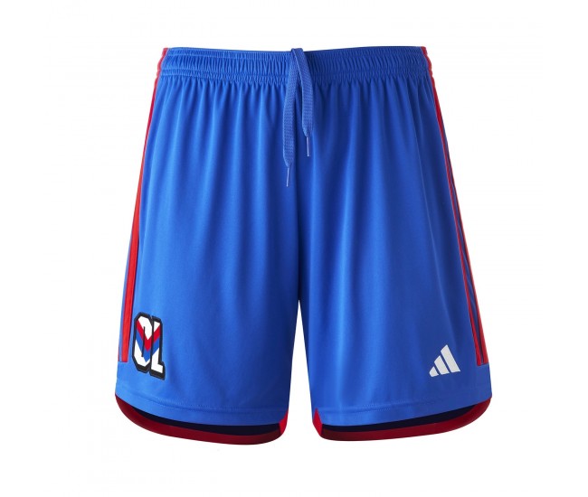 Olympique Lyonnais Women's Home Soccer Shorts 2023