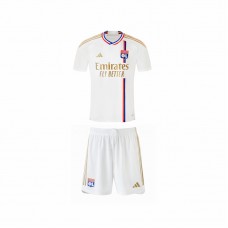 Olympique Lyonnais Kids Home Soccer Kit 2023