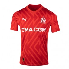 Olympique de Marseille Men's  Red Goalkeeper Soccer Jersey 2023