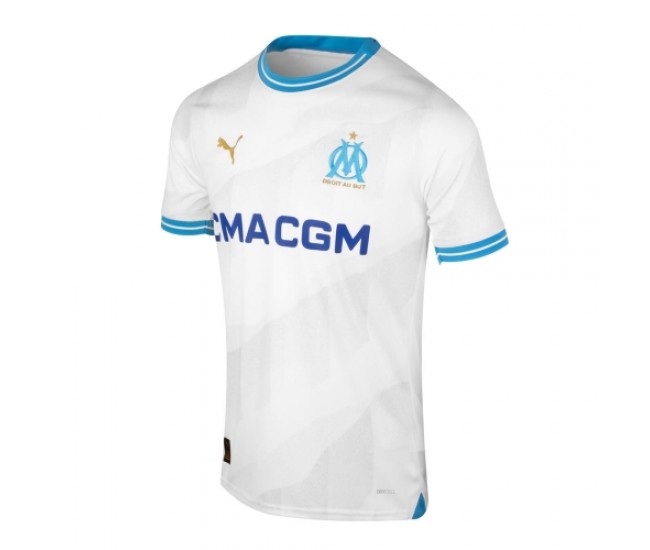 Olympique de Marseille Men's Home Soccer Jersey 2023