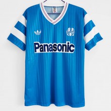 Olympique Marseille Men Away Retro Soccer  Jersey 1990