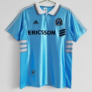 Olympique Marseille Men Away Retro Soccer Jersey 1998