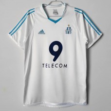 Olympique Marseille Men Home Retro Soccer Jersey 2002