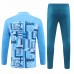 Olympique Marseille Blue Training Technical Soccer Tracksuit 2024