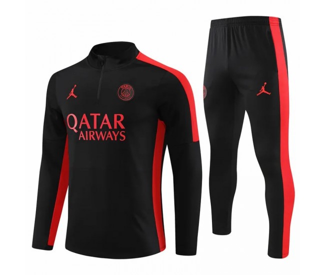 Jordan PSG Black Training Technical Soccer Tracksuit 2023