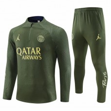 Jordan PSG Green Training Technical Soccer Tracksuit 2023