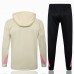 PSG Jordan Beige Training Hooded Technical Soccer Tracksuit 2024