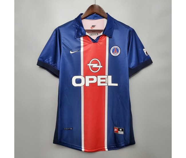 Paris Saint Germain Men Home Retro Soccer Jersey 1998