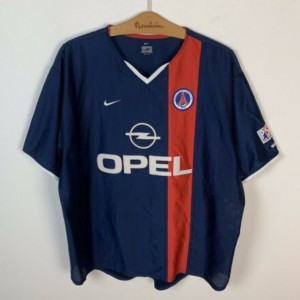 Paris Saint Germain Men Home Retro Soccer Jersey 2001