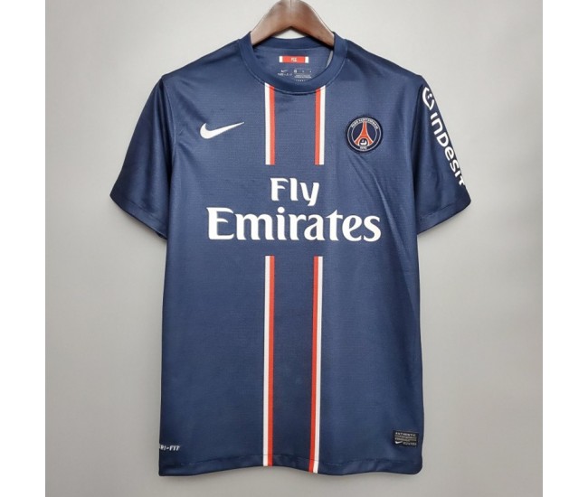 Paris Saint Germain Men Home Retro Soccer Jersey 2012