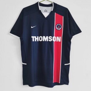 Paris Saint Germain Men Home Retro Soccer Jersey 2002