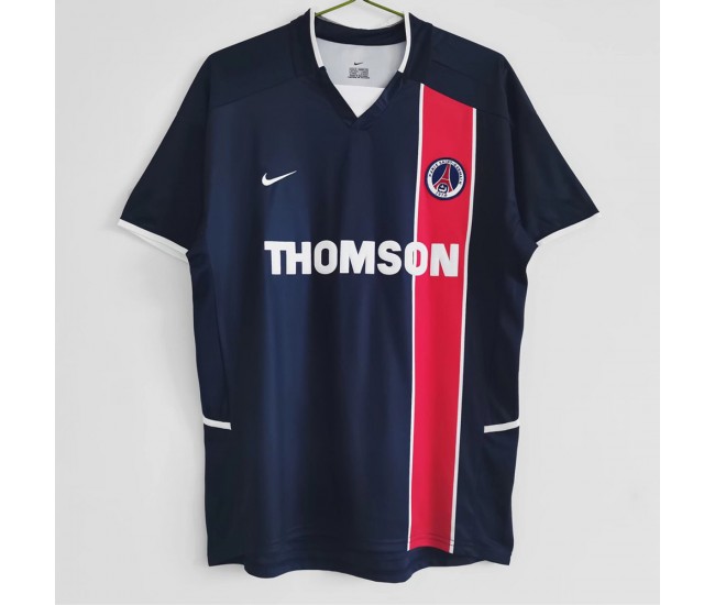 Paris Saint Germain Men Home Retro Soccer Jersey 2002