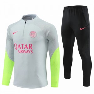 PSG Grey Training Technical Soccer Tracksuit 2023