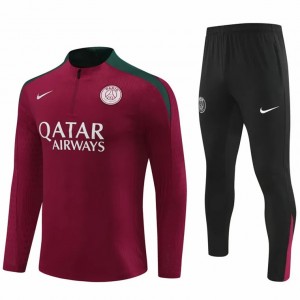 PSG Red Training Technical Soccer Tracksuit 2024