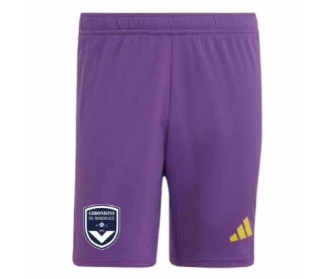 FC Girondins De Bordeaux Men's Pink Goalkeeper Soccer Shorts 2023