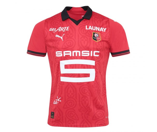 Stade Rennais Mens Home Soccer Jersey 2023