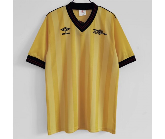 Arsenal FC Men Away Retro Soccer Jersey 1983