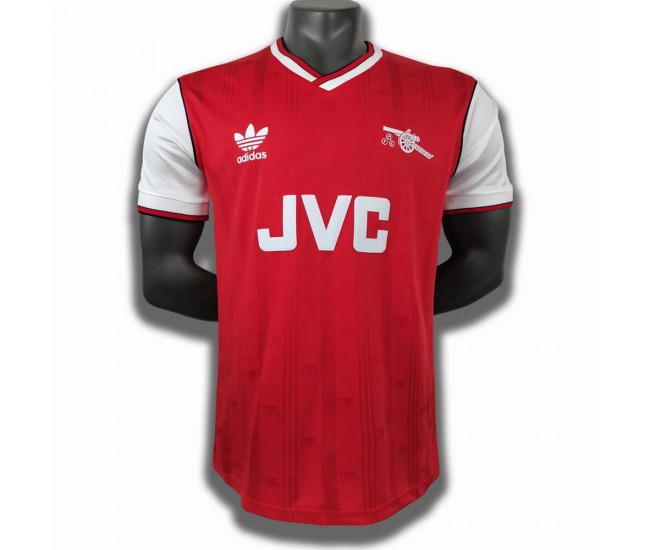 Arsenal FC Men Home Retro Soccer Jersey 1986