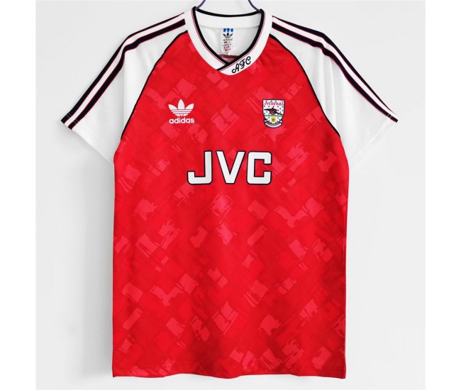 Arsenal FC Men Home Retro Soccer Jersey 1990