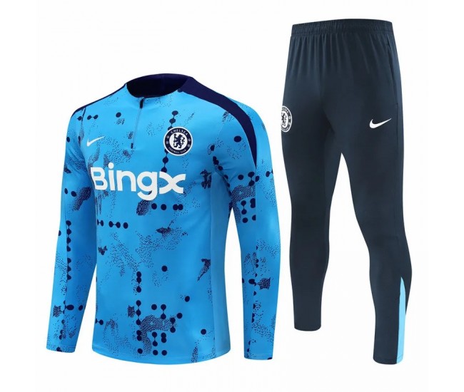 Chelsea Blue Training Technical Soccer Tracksuit 2024