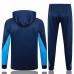 Chelsea Navy Training Hooded Presentation Soccer Tracksuit 2024