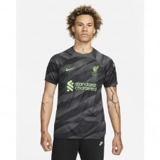 Liverpool FC Black Goalkeeper Soccer Jersey 2023