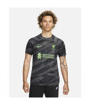 Liverpool FC Black Goalkeeper Soccer Jersey 2023