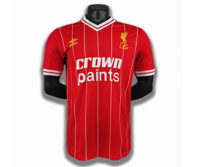 Liverpool FC Men Home Retro Soccer Jersey 1981