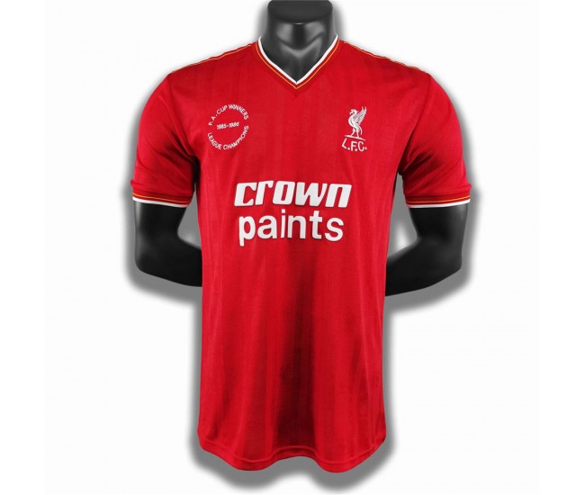 Liverpool FC Men Home Retro Soccer Jersey 1985