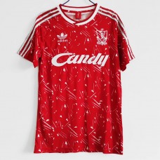 Liverpool FC Men Home Retro Soccer Jersey 1989