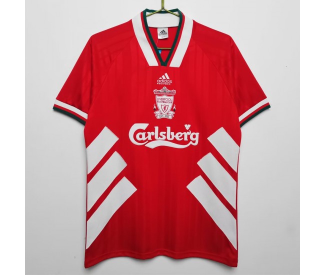 Liverpool FC Men Home Retro Soccer Jersey 1993