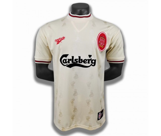 Liverpool FC Men Away Retro Soccer Jersey 1996