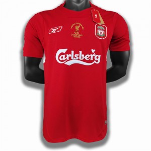 Liverpool FC Men Home Retro Soccer Jersey 2004