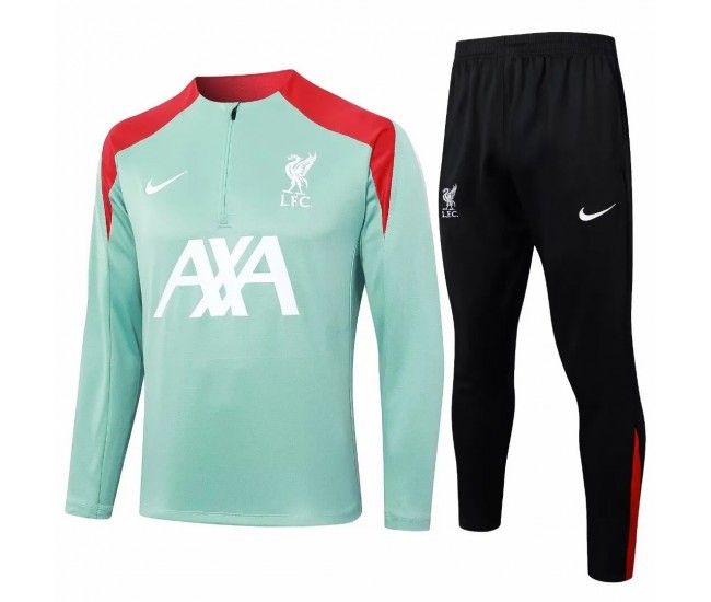 Liverpool FC Green Training Technical Soccer Tracksuit 2024