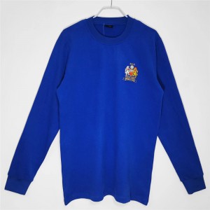 Manchester United FC Men Long Sleeve Away Retro Soccer Jersey 1968 