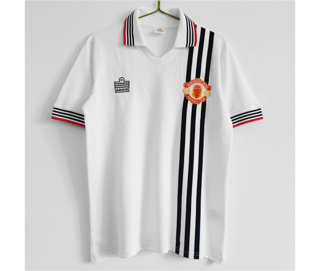 Manchester United FC Men Away Retro Soccer Jersey 1975