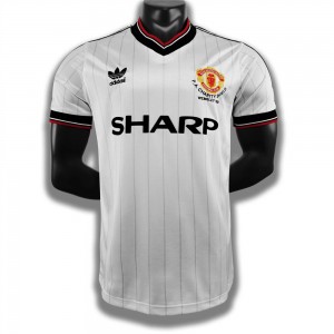 Manchester United FC Men Away Retro Soccer Jersey 1983 