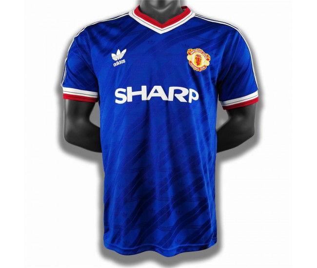 Manchester United FC Men Third Retro Soccer Jersey 1986