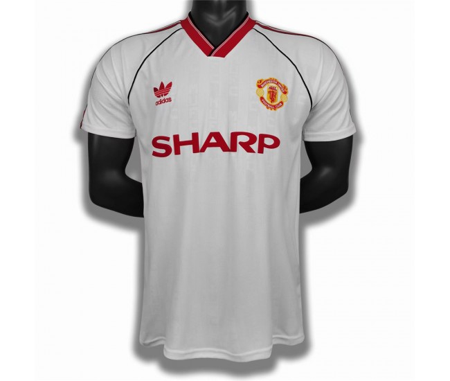 Manchester United FC Men Away Retro Soccer Jersey 1988