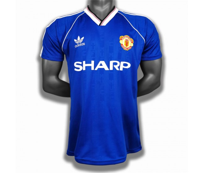 Manchester United FC Men Third Retro Soccer Jersey 1988