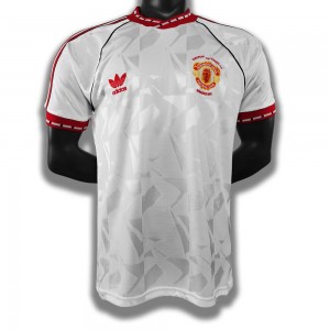 Manchester United FC Men Away Retro Soccer Jersey 1991 