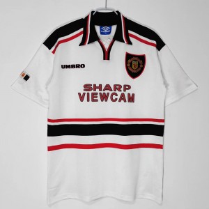 Manchester United FC Men Away Retro Soccer Jersey 1998