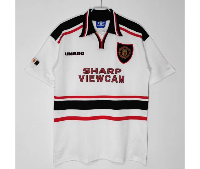 Manchester United FC Men Away Retro Soccer Jersey 1998