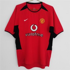 Manchester United FC Men Home Retro Soccer Jersey 2002