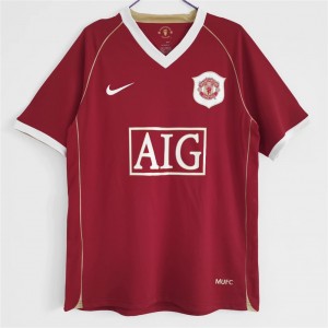 Manchester United FC Men Home Retro Soccer Jersey 2006