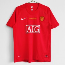 Manchester United FC Men Euro Home Retro Soccer Jersey 2007