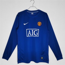 Manchester United FC Men Long Sleeve Third Retro Soccer Jersey 2008