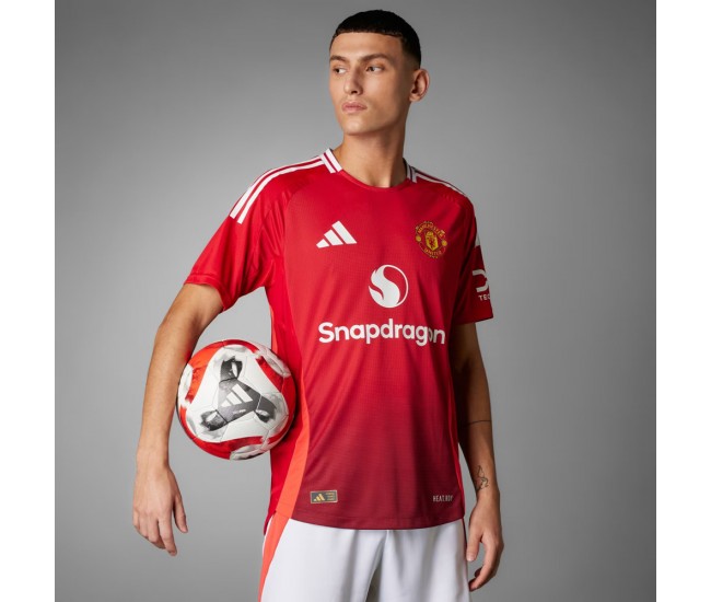 Manchester United Mens Home Match Soccer Jersey 2024